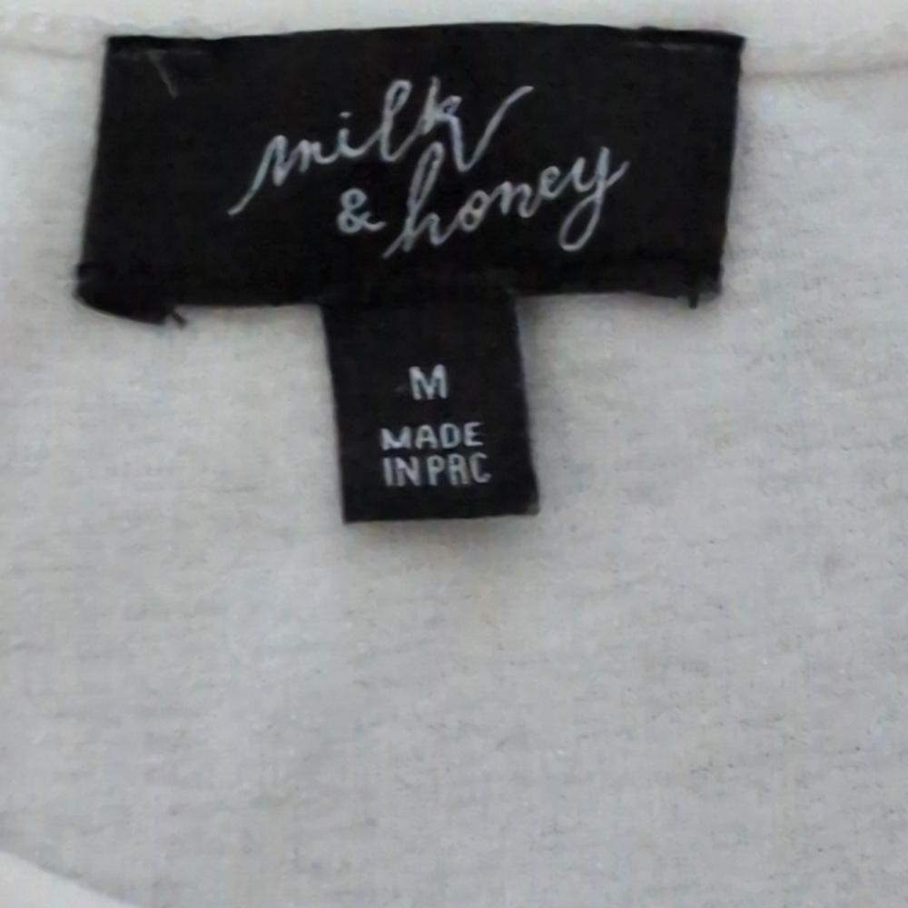 Shoedazzle Milk & Honey Long Sleeve Plaid Tie Waist Bustier Crop Top - Picture 11 of 11